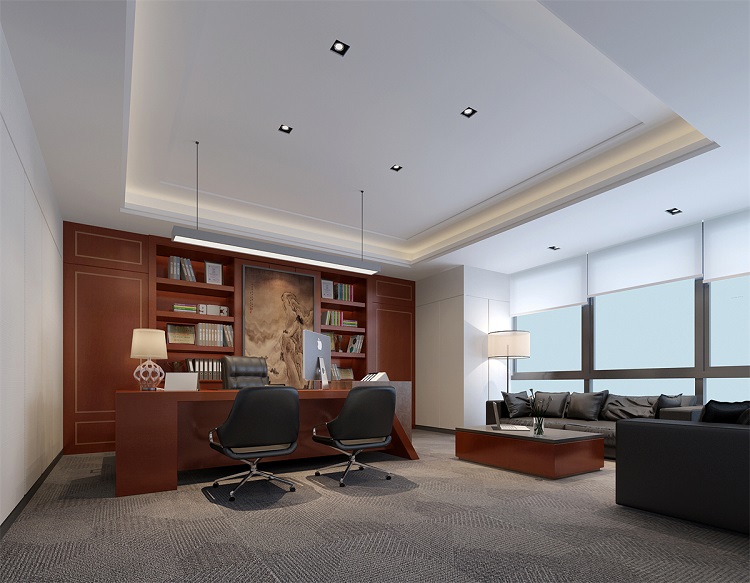 加洲建设集团办公室装修设计理念一：简约≠低标准