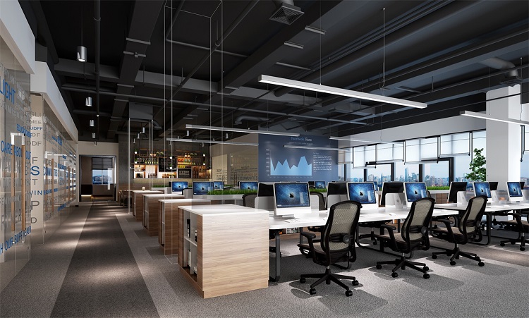 办公室装修色彩搭配，加洲建设打造高效舒适办公空间