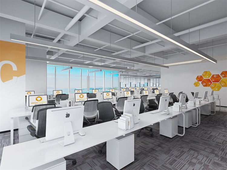 极简主义办公室装修设计，加洲建设构筑高效质感型