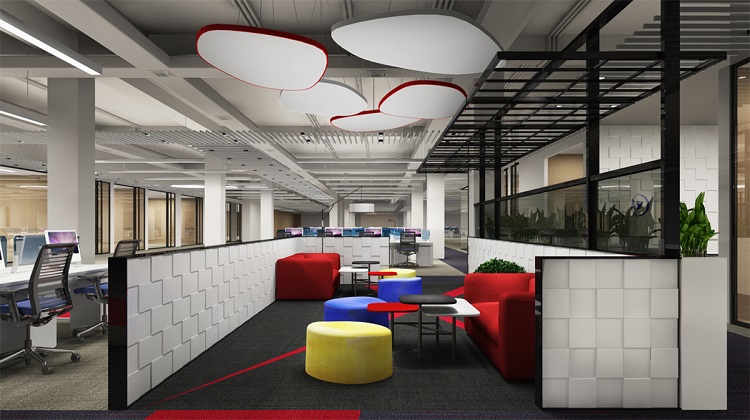 办公室墙面装修改造，加洲建设构建高品质标准化办公空间