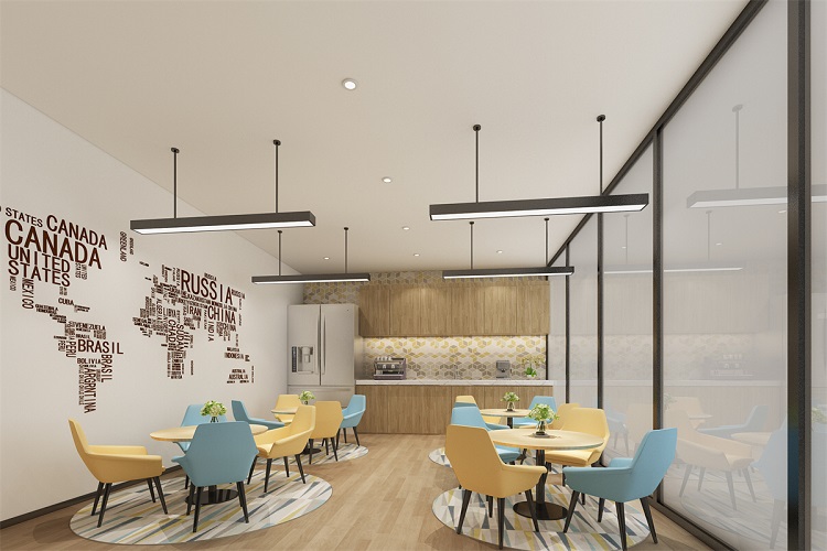 深圳办公室装修全案设计，加洲建设布局合理+利用率拉满